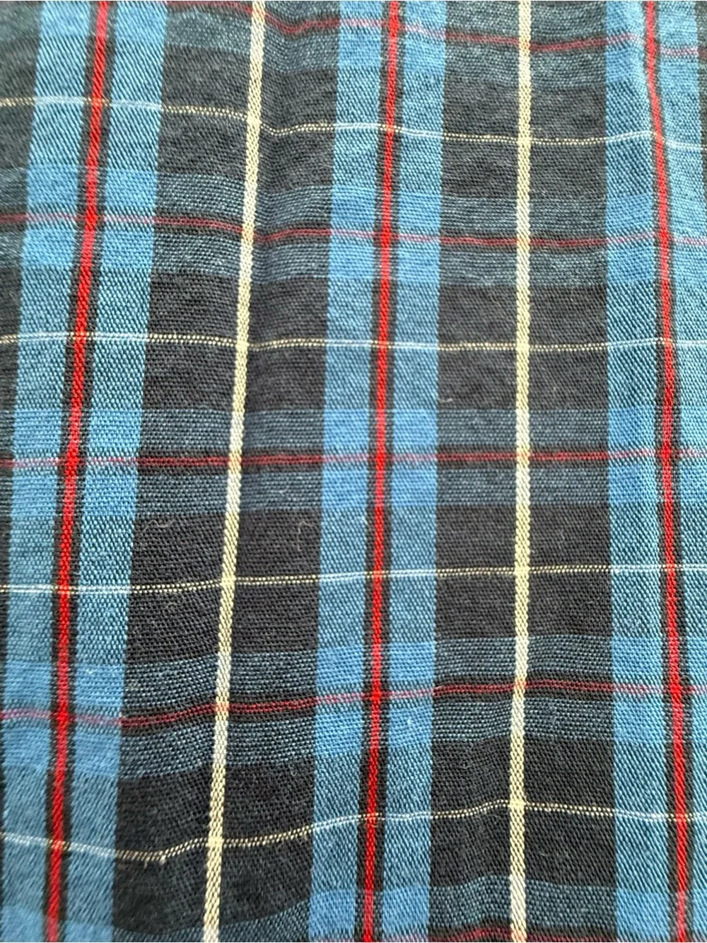 Polo Ralph Lauren Men's Classic Plaid Woven Cotton Robe L/XL Blue Lightweight
